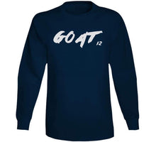 Load image into Gallery viewer, He Is The Goat Tom Brady New England Football Fan T Shirt - image_92107400-d358-4fbb-8965-f63081b2302b