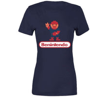 Load image into Gallery viewer, Andrew Benintendi Benintendo RBI Baseball Parody Boston Baseball T Shirt - image_92eefb2e-1101-45f4-b4d1-58576b510ac3