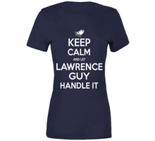 Load image into Gallery viewer, Lawrence Guy Keep Calm New England Football Fan T Shirt - image_96aee3cf-ec45-4bc0-a531-4f67fc62707c