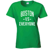 Load image into Gallery viewer, Boston Vs Everyone Boston Basketball Fan Distressed V2 T Shirt - image_96c9a3ff-8143-4981-8518-fb2078d88505