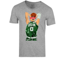 Load image into Gallery viewer, Jayson Tatum The Future Distressed Boston Basketball Fan T Shirt - image_9717ada2-482b-4803-96e4-2c9e6dd97fc2