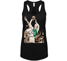 Load image into Gallery viewer, Larry Bird Jump Shot Boston Basketball Fan T Shirt - image_97195646-c6c5-4b41-a2b8-029d7800bd85