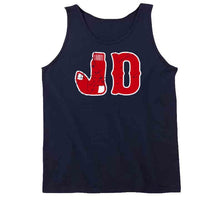 Load image into Gallery viewer, JD Martinez JD Socks Boston Baseball Fan Distressed T Shirt - image_97513680-fdaa-4cd7-9869-277b1e1c3a76
