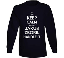 Load image into Gallery viewer, Jakub Zboril Keep Calm Boston Hockey Fan T Shirt - image_983c22dd-793d-49fe-8aa5-124c11a436de