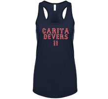 Load image into Gallery viewer, Rafael Devers Carita Distressed Boston Baseball Fan T Shirt - image_98bfe768-6a4b-424b-bdd7-d6fbe393e082