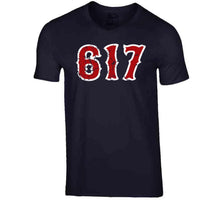 Load image into Gallery viewer, Boston Champs 617 Area Code Boston Baseball Fan T Shirt - image_99093821-f63e-4e9a-b3ca-fb0c00d0a344