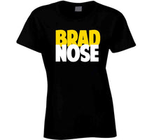 Load image into Gallery viewer, Brad Marchand Brad Knows Nose Boston Hockey Fan T Shirt - image_9915a16f-96cf-4a48-a946-889b53d90d2c