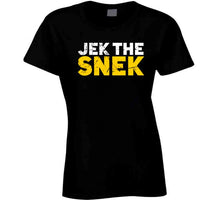 Load image into Gallery viewer, Jek The Snek Jake Debrusk Boston Hockey Fan T Shirt - image_994017cb-337e-4402-80bb-8b65a88263cf