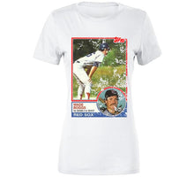 Load image into Gallery viewer, Retro Topps Wade Boggs Rookie Card Baseball Fan T Shirt - image_994dc2d1-15b8-46ae-8405-74a0c0f84a15