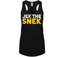 Load image into Gallery viewer, Jek The Snek Jake Debrusk Boston Hockey Fan T Shirt - image_9a56051c-eeba-4b7c-8dbf-d1a18dea8bc5