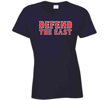 Load image into Gallery viewer, Defend The East Boston Baseball Fan T Shirt - image_9a6a3645-ea5a-4572-b4ec-43d4e680a495