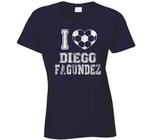 Load image into Gallery viewer, Diego Fagundez I Heart New England Soccer T Shirt - image_9ad0e6b3-c64b-4d76-8c4b-3172a2cc7c4d
