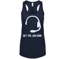 Load image into Gallery viewer, Get The Job Done Headset New England Football Fan T Shirt - image_9b8e0204-64eb-41fc-8b44-f54749e3084d