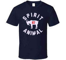 Load image into Gallery viewer, Rob Gronkowski Spirit Animal Goat New England Football Fan T Shirt - image_9c5f5e1a-6914-4016-9efe-dd2757c37dd9