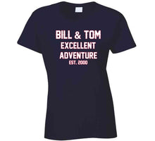 Load image into Gallery viewer, Bill And Tom Excellent Adventure Est 2000 New England Football Fan T Shirt - image_9d93b7c9-94bb-48df-a1ed-40765ec1145a