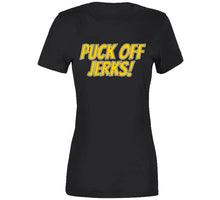 Load image into Gallery viewer, Puck Off Jerks Beat The Jerks Boston Hockey Fan T Shirt - image_9dbe6dc1-4971-4a2c-ab1d-4fb673f7efef