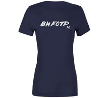 Load image into Gallery viewer, Bmfotp Tom Baddest 12 Tom Brady New England Fan T Shirt - image_9ddcd55c-b738-4ac2-8443-54fab0a364a1