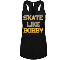 Load image into Gallery viewer, Skate Like Bobby Boston Hockey Fan T Shirt - image_9de9fa59-bed3-43d6-a91c-c3ad0d002f4b