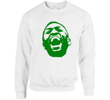 Load image into Gallery viewer, Cardiac Kemba Walker Big Head Silhouette Boston Basketball Fan T Shirt - image_a03f3b5c-8285-43d0-a662-0dca3c071cc7