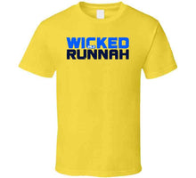 Load image into Gallery viewer, Boston Marathon Inspired 26.2 Miles City Wicked Runnah T Shirt - image_a140ffe0-bbec-46b7-98be-4a1fa74e5c3f