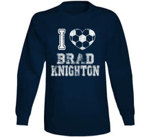 Load image into Gallery viewer, Brad Knighton I Heart New England Soccer T Shirt - image_a1640d36-0343-42a4-837d-2406b79ad667