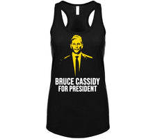 Load image into Gallery viewer, Bruce Cassidy For President Boston Hockey Fan T Shirt - image_a1d8e5cc-9d38-4bcd-9ae2-07913fb18841