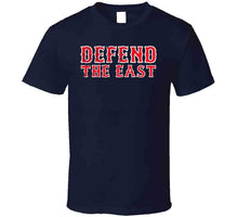 Load image into Gallery viewer, Defend The East Boston Baseball Fan Distressed T Shirt - image_a24fa048-4e6e-44f9-854c-ee6484ec6963