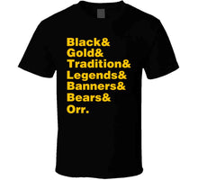 Load image into Gallery viewer, Boston Hockey Fan Tradition Names T Shirt - image_a43ee463-b87a-4156-9c6d-35fddee64fa9