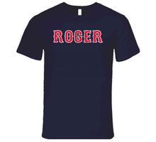 Load image into Gallery viewer, Roger Clemens  Roger Hall of Fame Boston Baseball Fan T Shirt - image_a4679f9b-ae27-438d-80ec-feb16c2b23a2