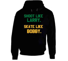 Load image into Gallery viewer, Shoot Like Larry Skate Like Bobby Boston T Shirt - image_a5cd5935-9dcc-43d2-89e7-37e70519215e