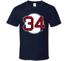 Load image into Gallery viewer, David Ortiz Big Papi 34ever Boston Baseball T Shirt - image_a5f7cc4d-ffde-4191-aead-983983832d16