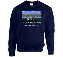 Load image into Gallery viewer, Julian Edelman Tecmo Bowl Touchdown New England Football Fan T Shirt - image_a668420d-237f-4e3d-8c04-75d44b2dfb00