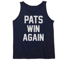 Load image into Gallery viewer, Pats Win Again New England Football Fan T Shirt - image_a6a0f441-16c7-4f8b-9c74-84efb2eec83f