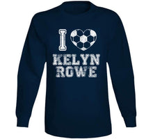 Load image into Gallery viewer, Kelyn Rowe I Heart New England Soccer T Shirt - image_a78585e8-56fb-43f0-9780-68a685677f01