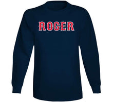 Load image into Gallery viewer, Roger Clemens  Roger Hall of Fame Boston Baseball Fan T Shirt - image_a7c3f318-2ca1-422f-824b-36a2d9019c4e