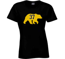 Load image into Gallery viewer, Patrice Bergeron Bear Silhouette 37 Boston Hockey Fan T Shirt - image_a9f4cbfa-7592-42f1-855b-2828ec444dc7