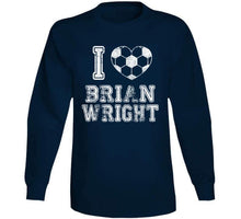 Load image into Gallery viewer, Brian Wright I Heart New England Soccer T Shirt - image_aa6c2bf2-f297-42c0-a119-89b7d6db7c29