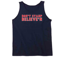 Load image into Gallery viewer, Dont Stop Believen Boston Baseball Fan Distressed T Shirt - image_aa6deb7a-b0d4-4aef-ae58-73701d7e2da4