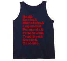 Load image into Gallery viewer, Boston Baseball Fan Tradition Names T Shirt - image_ac507da4-289e-41ea-bf30-2bec3d16d819