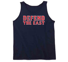 Load image into Gallery viewer, Defend The East Boston Baseball Fan Distressed T Shirt - image_acd03fde-21ad-4ebc-b291-5e021c41750c