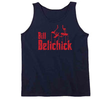Load image into Gallery viewer, Bill Belichick The GodFather New England Coach Football Fan T Shirt - image_ad217063-2346-4b0f-8b2b-62deb587369d
