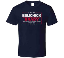 Load image into Gallery viewer, Bill Belichick and Tom Brady Making New England Great Since 2001 Football Fan T Shirt - image_adfb9f9b-4ab1-4354-855b-3f1c5ddeb2d3