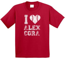 Load image into Gallery viewer, Alex Cora I Heart Boston Baseball Fan T Shirt - image_ae334f98-071f-48f2-8ccb-fff155251540