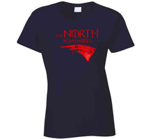 Load image into Gallery viewer, Matt Patricia The North Remembers New England Football Distressed T Shirt - image_af1b09a8-0ba6-478c-9b63-16b4ebe4ed71