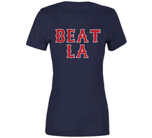 Load image into Gallery viewer, Beat LA Boston Baseball Fan Distressed T Shirt - image_afb596f2-3c4e-4b37-93c2-93f0f9d7753f