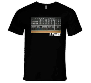 Boston Fenway Scoreboard Savage 19 to 3 New York Beat Down Baseball Fan T Shirt - image_b0fb3772-6cca-4970-8c41-6d19fe1361f1