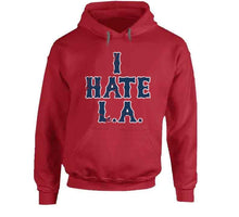 Load image into Gallery viewer, I Hate LA Boston Baseball Fan T Shirt - image_b4c927db-e03c-42c5-8ead-b71d3e9a7362