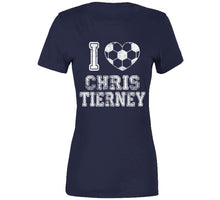 Load image into Gallery viewer, Chris Tierney I Heart New England Soccer T Shirt - image_b4f056f4-f4b8-405f-89e3-b7e32b496e14