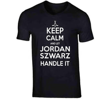 Load image into Gallery viewer, Jordan Szwarz Keep Calm Boston Hockey Fan T Shirt - image_b543e96d-6a1f-4dde-9176-a3af392e4b89