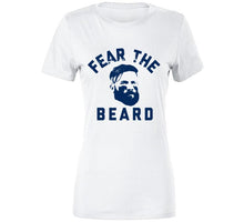 Load image into Gallery viewer, Julian Edelman Fear The Beard New England Football T Shirt - image_b56fcb46-58e3-464d-b9e7-0fc5fe9249ae